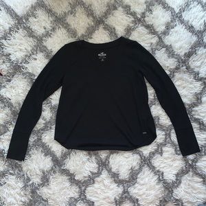 Hollister Black v-neck long sleeve